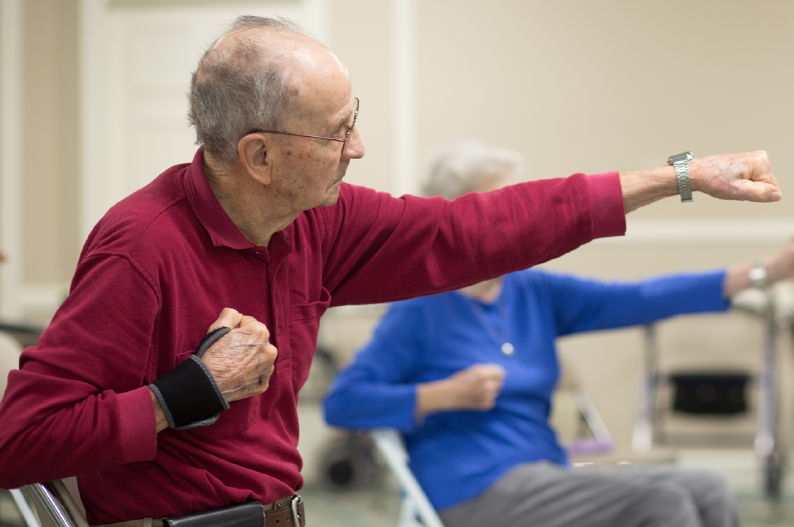 Wellness classes include arthritis exercise, chair exercise and yoga.